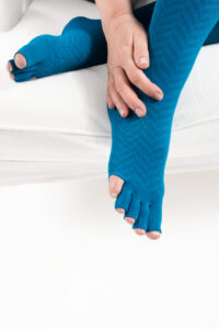 Flachgestrickter Kompressionsstrumpf
